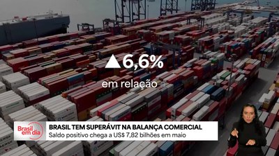 Em maio/2026 a corrente de comércio totalizou US$ 56 bilhões e o saldo foi de US$ 7,82 bilhões