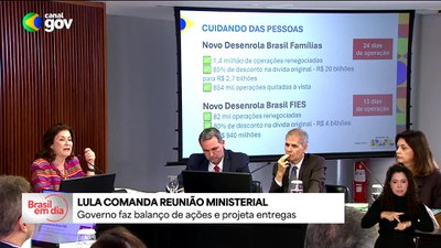 Em reunião ministerial, Governo do Brasil faz balanço de ações e projeta entregas