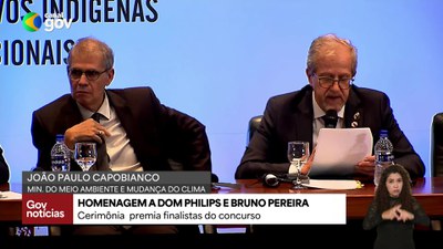 Governo realiza homenagem a Dom Phillips e Bruno Pereira e anuncia vencedores de concurso