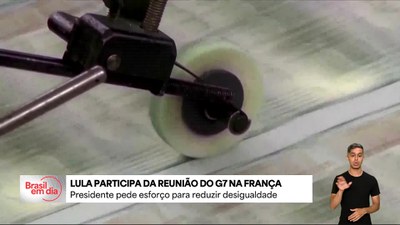 No G7, Lula defende esforços dos países mais ricos para reduzir a desigualdade no mundo