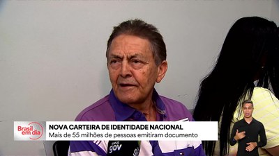 Mais de 55 milhões de pessoas já possuem a nova Carteira de Identidade Nacional