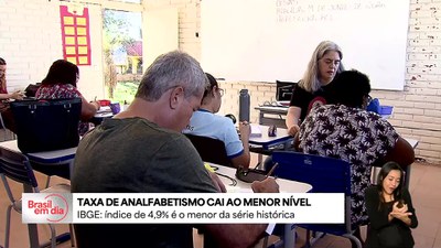 Brasil tem a menor taxa de analfabetismo já registrada na história