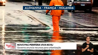 Governo anuncia recursos para urbanização e educação no Rio de Janeiro