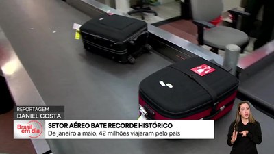 Setor aéreo bate recorde histórico de passageiros de janeiro a maio
