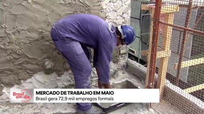 Caged: Brasil gera 72,9 mil empregos formais em maio