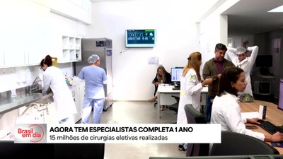 Agora tem Especialistas completa um ano com 15 milhões de cirurgias eletivas realizadas