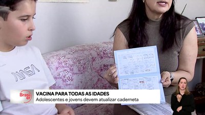 Adolescentes e jovens devem atualizar caderneta de vacinação