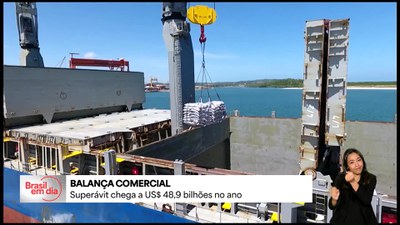 Superávit da balança comercial cresce 36,2% entre janeiro e a quarta semana de julho