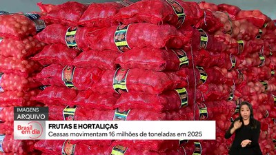 54 Ceasas comercializaram 16,6 milhões de toneladas de frutas e hortaliças em 2025