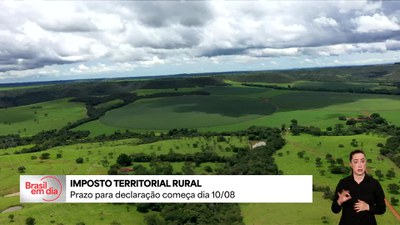 Entrega da declaração pelos contribuintes que possuem imóveis rurais começa em 10 de agosto