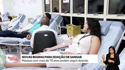 Pessoas 70+ vão poder doar sangue e intervalos entre doações vai diminur