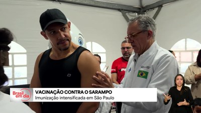 Ministério intensifica vacinação contra o sarampo em SP
