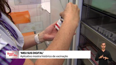 Meu SUS Digital mostra histórico de vacinação