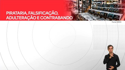Governo Federal combate comércio ilegal de mercadorias falsificadas