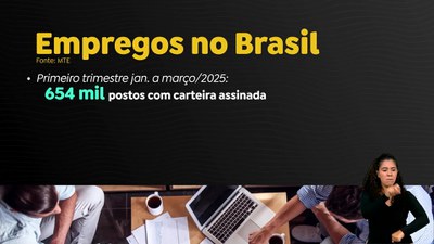 Brasil em dia - 1º/5/2025 - Economia proporcionou criação de 645 mil empregos com carteira no 1º trimestre