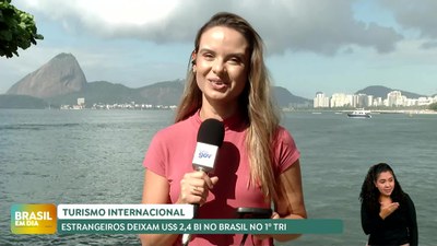 Brasil em Dia - 1º/5/2025 - Turistas estrangeiros deixaram mais de US$ 2 bilhões no Brasil no 1º trimestre
