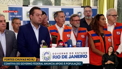 Gov Agora - 16/01/24 - Coletiva sobre as fortes chuvas no Rio de Janeiro