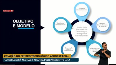 Gov Agora - 17/01/24 - Coletiva sobre a criação do Parque Tecnológico Aeroespacial