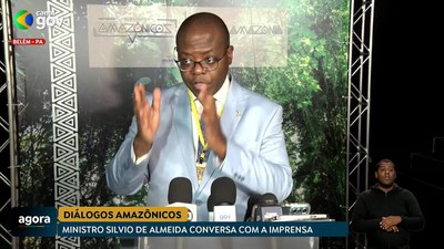 Diálogos Amazônicos - Ministro dos Direitos Humanos, Silvio Almeida conversa com a imprensa