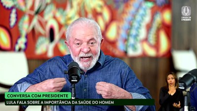 Gov Informa - 07/11/23 - 9h40 - Lula fala sobre a importância da saúde do homem