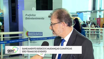 Especial Gov nas Cidades - Alexandre Motta fala sobre importância do saneamento básico nas cidades