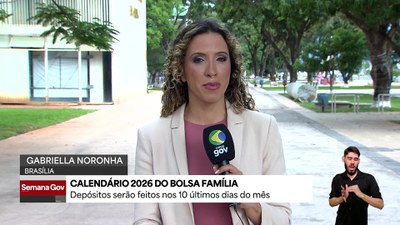 Boletim Semana Gov traz o resumo do que foi notícia de 29/12/25 a 2/1/2026